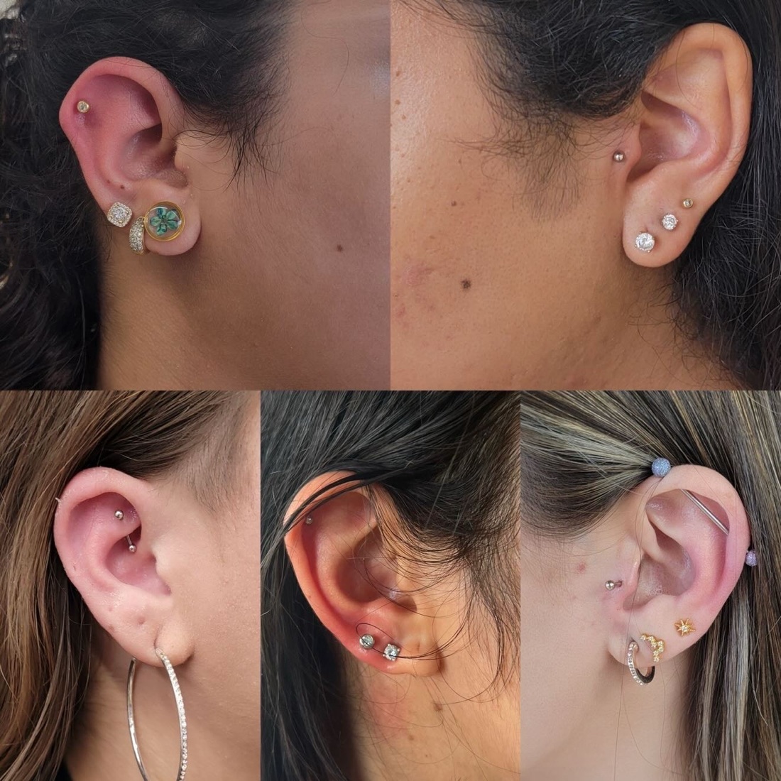 Ear piercing work